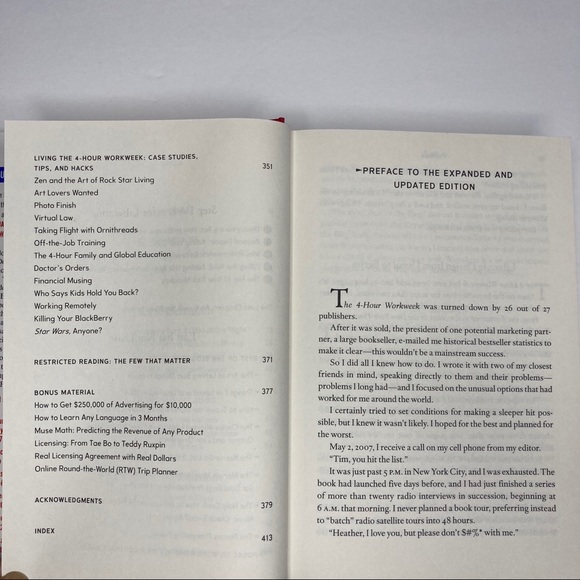2/$12 books The 4 Hour Workweek by Timothy Ferriss - Picture 6 of 6